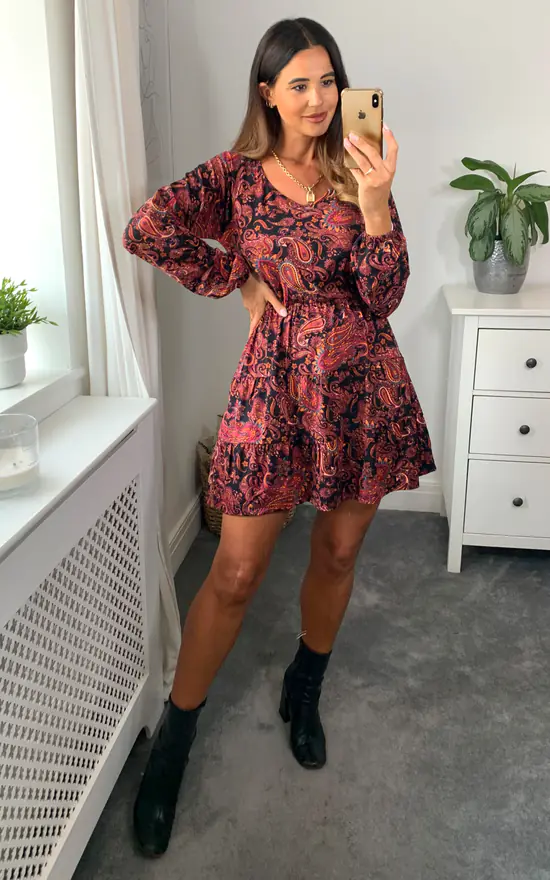 Budget ๐ Joe Browns Our Favourite Paisley V Neck Black Tunic ๐ฅ