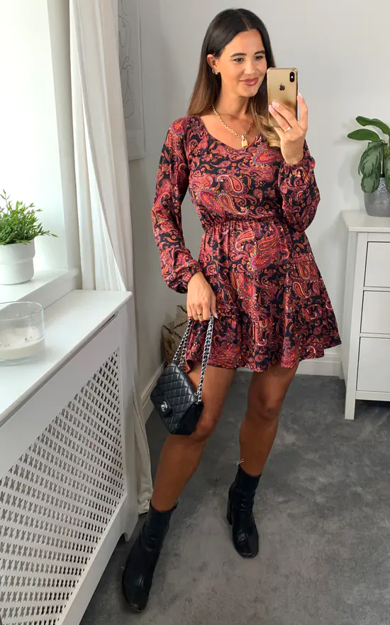 Budget ๐ Joe Browns Our Favourite Paisley V Neck Black Tunic ๐ฅ - Image 3