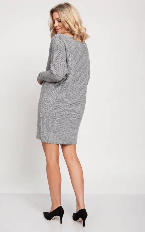 Promo ๐ MKM Knitwear Design Oversized Jumper ๐ Dress In Grey ๐ - Image 2