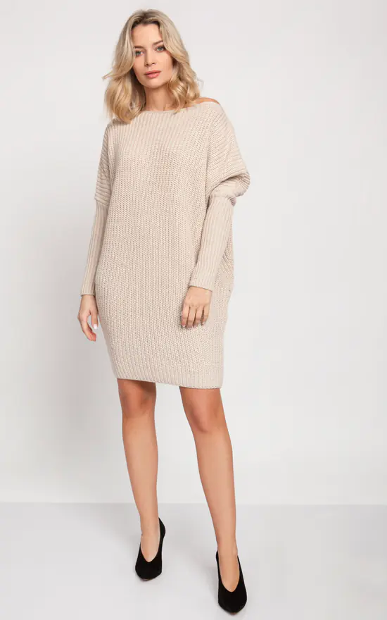 Top 10 โจ MKM Knitwear Design Oversized Jumper ๐ Dress In Beige ๐คฉ