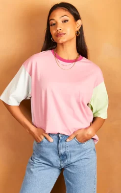 Promo 🌟 JJXX Short Sleeve Pastel Colourblock T 👕 Shirt 🥰