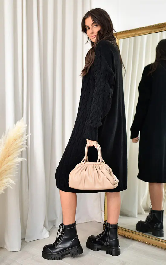 Outlet 🎁 IKRUSH Aida Long Length Button Down Knitted Cardigan In Black 💯 - Image 2