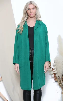 Buy 🛒 Lucy Sparks Green Hooded Cardigan With Pockets 🔔