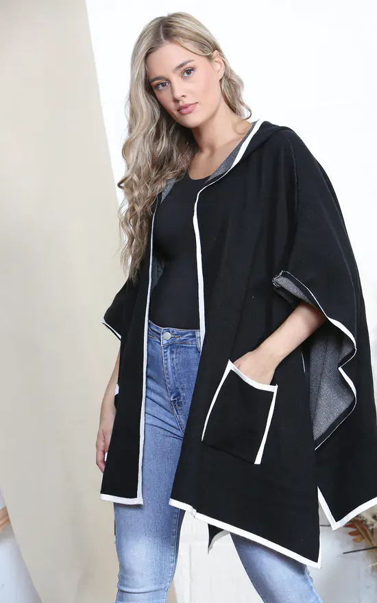 Outlet ๐ฏ Lucy Sparks Black Smart Hooded Cape With Pockets ๐ - Image 2