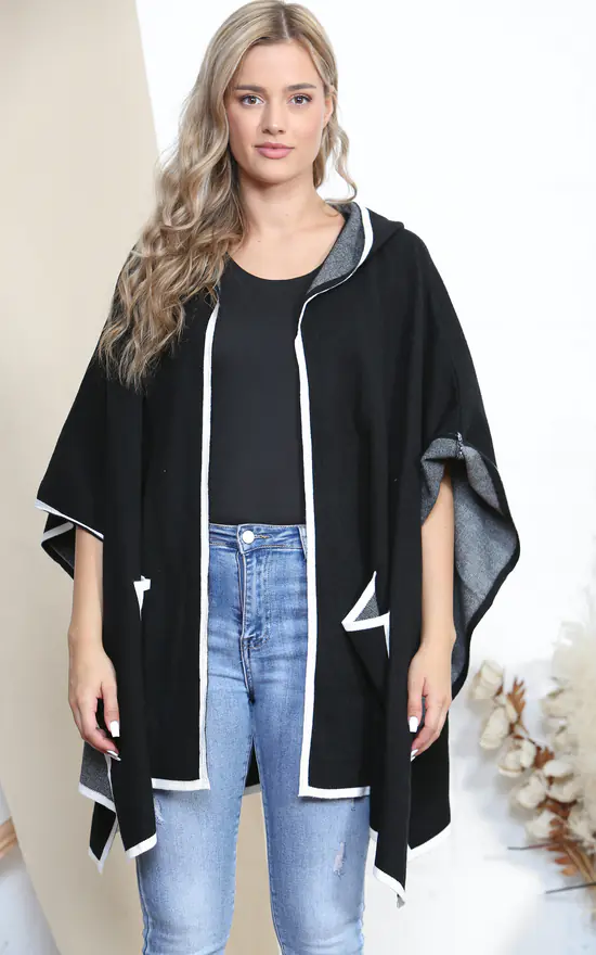 Outlet ๐ฏ Lucy Sparks Black Smart Hooded Cape With Pockets ๐ - Image 4