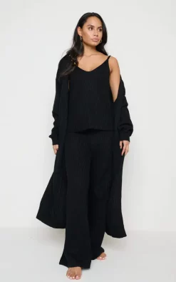 Best deal ⌛ Pretty Lavish Arden Maxi Cardigan Black 🎁