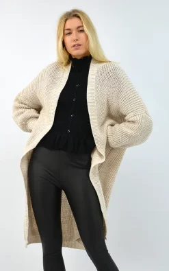 Promo 🌟 XY London Lennon Oversized Cardigan In White 🌟