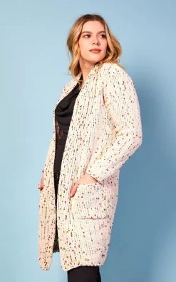 Hot Sale ⌛ Baloot Carina Longline Beige Cardigan 🧨