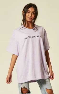 Best Sale ๐ Pharaoh London Billion Dollar Baby Lilac Tee โญ