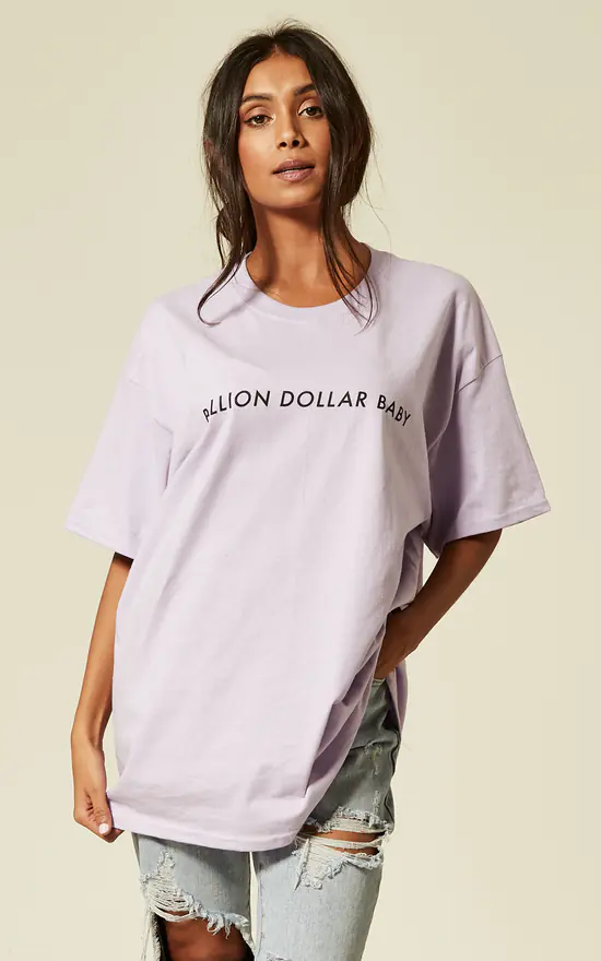 Best Sale π Pharaoh London Billion Dollar Baby Lilac Tee β - Image 2