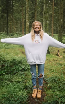 Promo ❤️ Batch1 White Hoodie With All The 🎁 Christmas Feels Print 💯